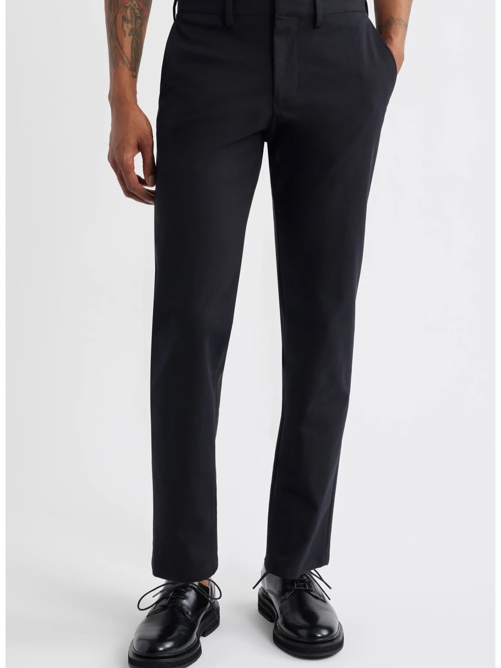 Open Edit Men’s 34R Black Stretch Cotton Chino Pants